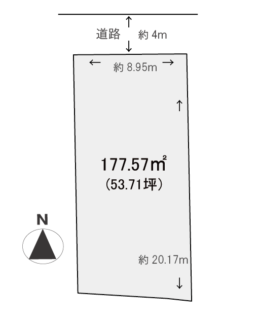 中須賀3-1080-区画図