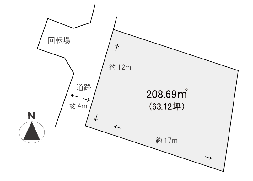 東野6-1450-区画図